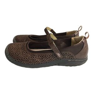 JBU by Jambu Mary Janes Brown size 10M. Granada Vegan, walking, all day wear